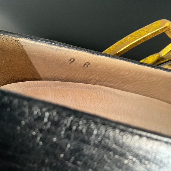 Vintage Y2K Authentic Chanel Square Toe Cylinder Heel Black Pumps Damaged 9B - Picture 14 of 14